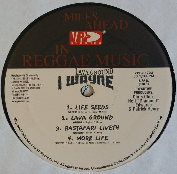 I Wayne : Lava Ground (2xLP, Album)