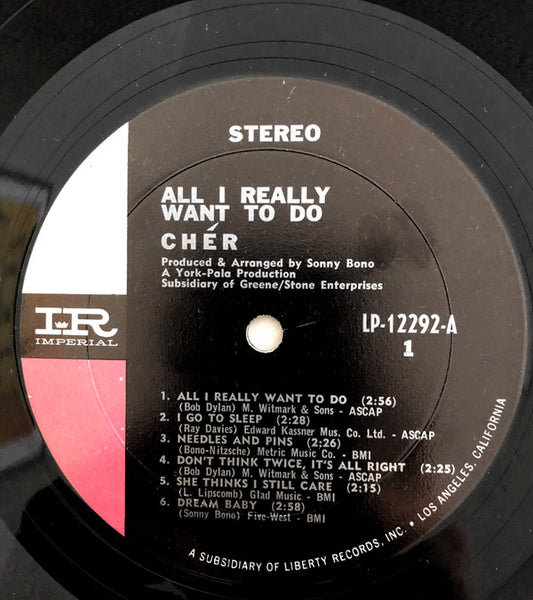 Cher : All I Really Want To Do (LP)