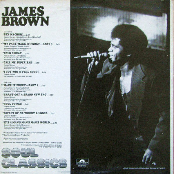 James Brown : James Brown Soul Classics (LP, Comp)