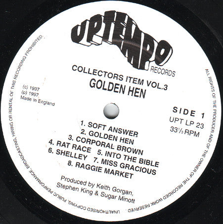 Tenor Saw Meets Don Angelo, Barry Brown & Willi Williams : Golden Hen Extended (LP, Comp)