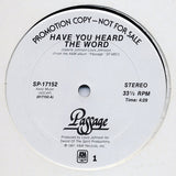Passage (3) : Have You Heard The Word (12", Promo)