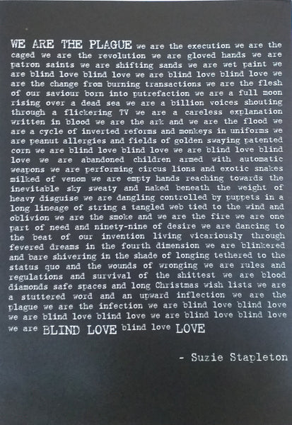 Suzie Stapleton : We Are The Plague (LP, Album, Ltd)