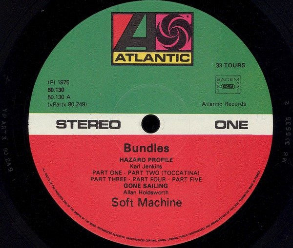 Soft Machine : Bundles (LP, Album)