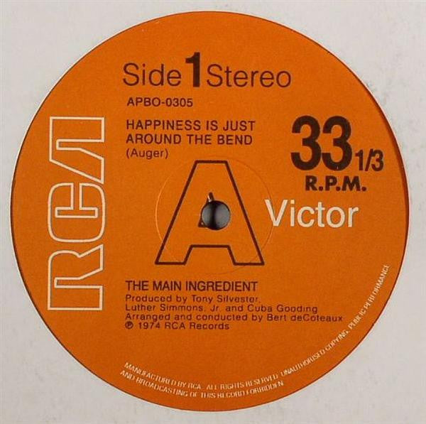 The Main Ingredient : Happiness Is Just Around The Bend / Rolling Down A Mountainside (12", RE)