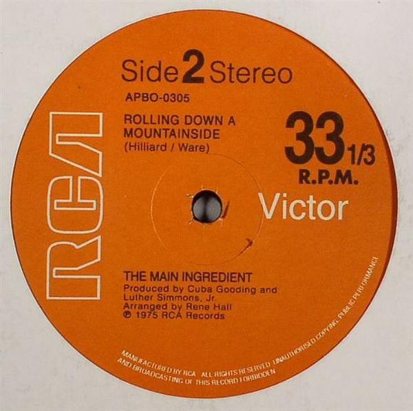 The Main Ingredient : Happiness Is Just Around The Bend / Rolling Down A Mountainside (12", RE)