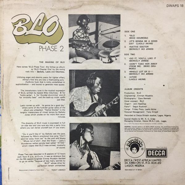 Blo : Phase II (LP, Album)