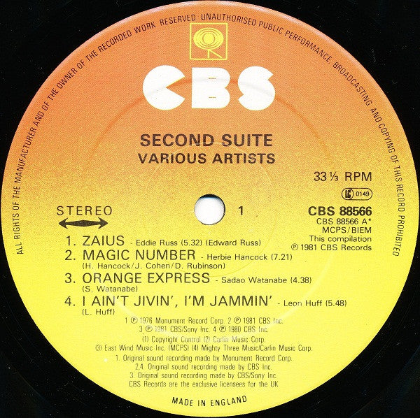Various : Second Suite (2xLP, Comp, P/Mixed)