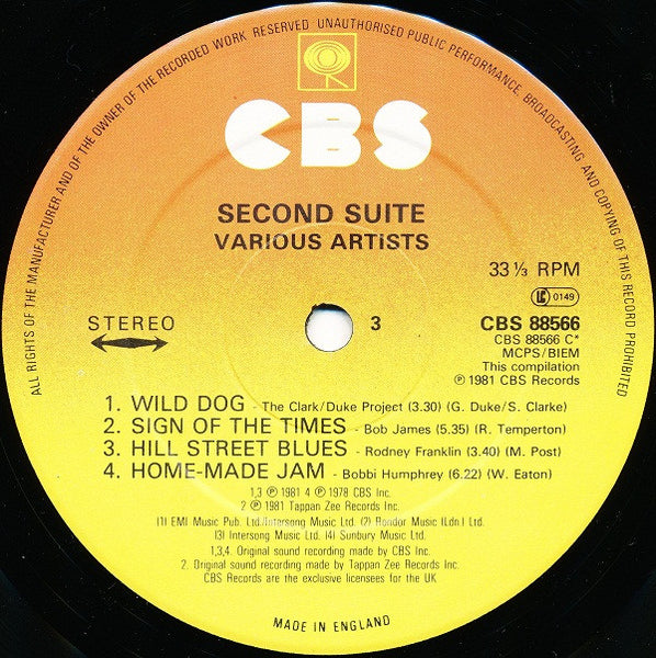 Various : Second Suite (2xLP, Comp, P/Mixed)