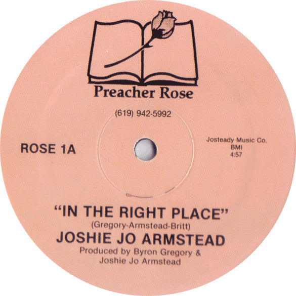 Joshie Jo Armstead* : In The Right Place (12")