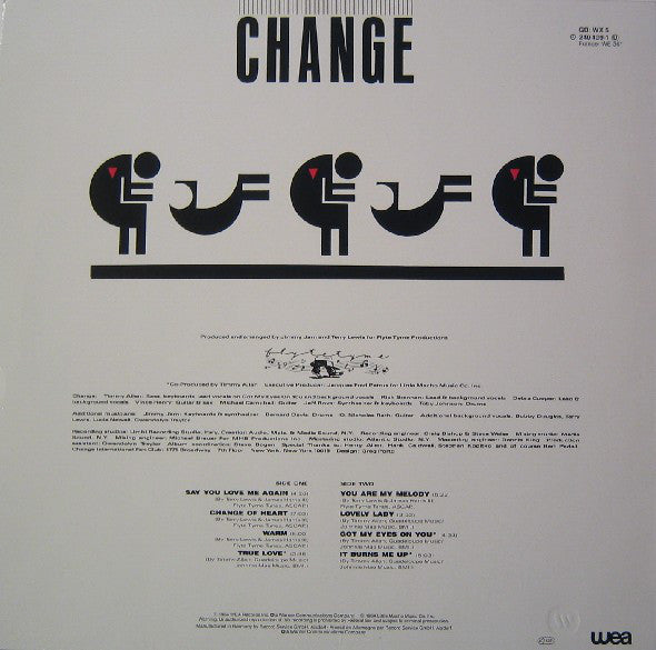 Change : Change Of Heart (LP, Album)
