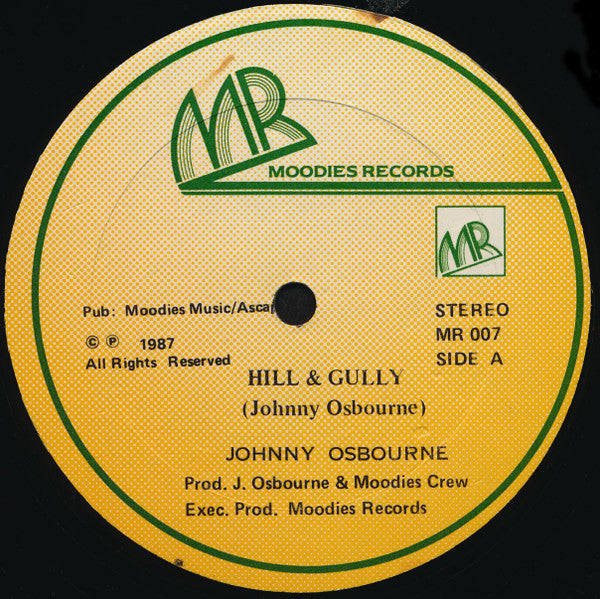 Johnny Osbourne : Hill And Gully (12")