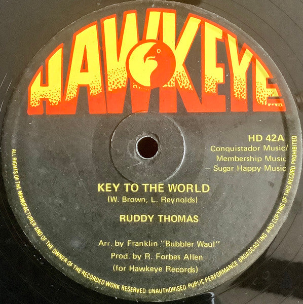 Ruddy Thomas : Key To The World (12")