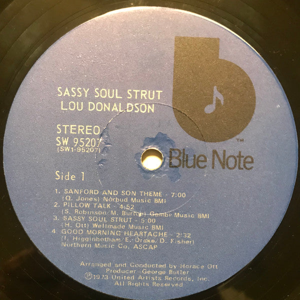 Lou Donaldson : Sassy Soul Strut (LP, Album, Club)