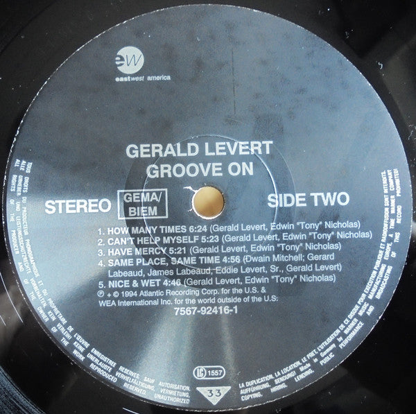 Gerald Levert : Groove On (LP, Album)