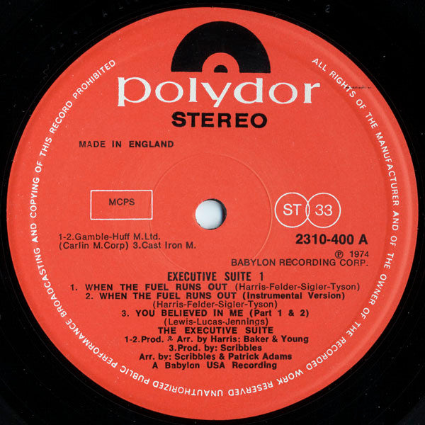 Executive Suite : Executive Suite 1 (LP, Album)