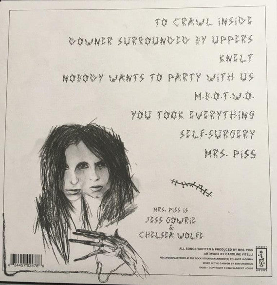 Mrs. Piss : Self​-​Surgery (LP, S/Sided, Album, Etch, Yel)
