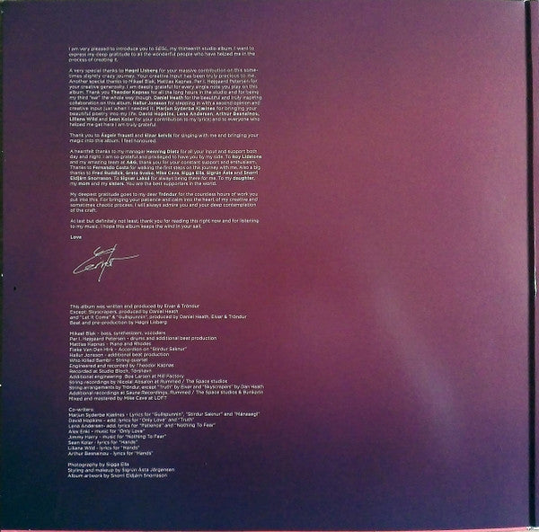 Eivør* : Segl (LP, Album, Cre)