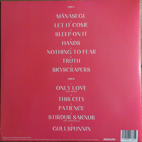 Eivør* : Segl (LP, Album, Cre)
