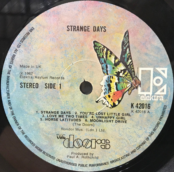 The Doors : Strange Days (LP, Album, RE)
