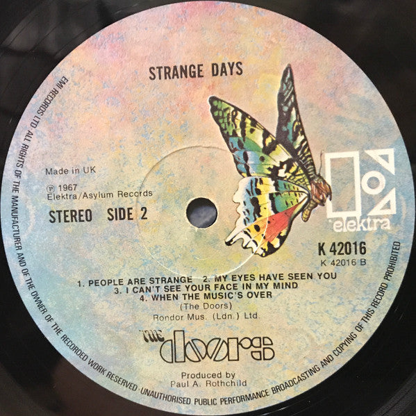 The Doors : Strange Days (LP, Album, RE)