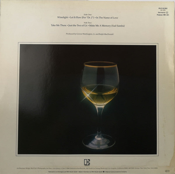 Grover Washington, Jr. : Winelight (LP, Album, RE)