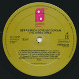 The Jones Girls : Get As Much Love As You Can (LP, Album)