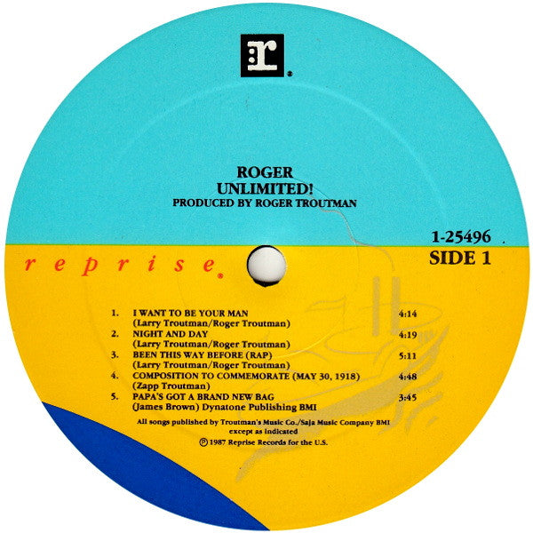 Roger Troutman : Unlimited! (LP, Album, SRC)
