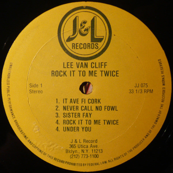 Lee Van Cliff* : Rock It To Me Twice (LP, Album)