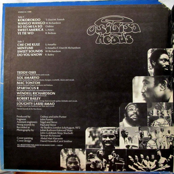 Osibisa : Heads (LP, Album)