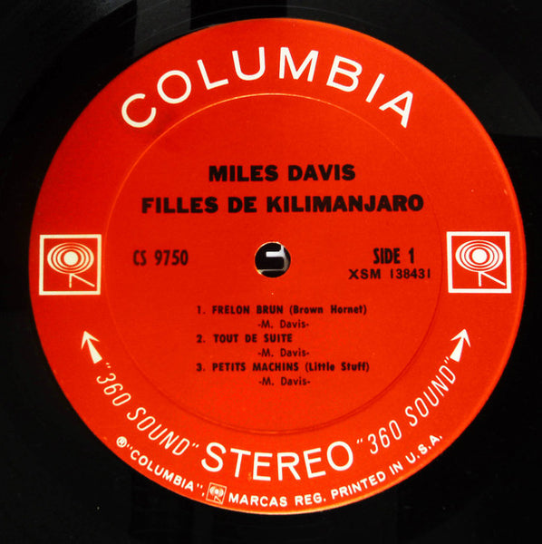 Miles Davis : Filles De Kilimanjaro (LP, Album, Pit)