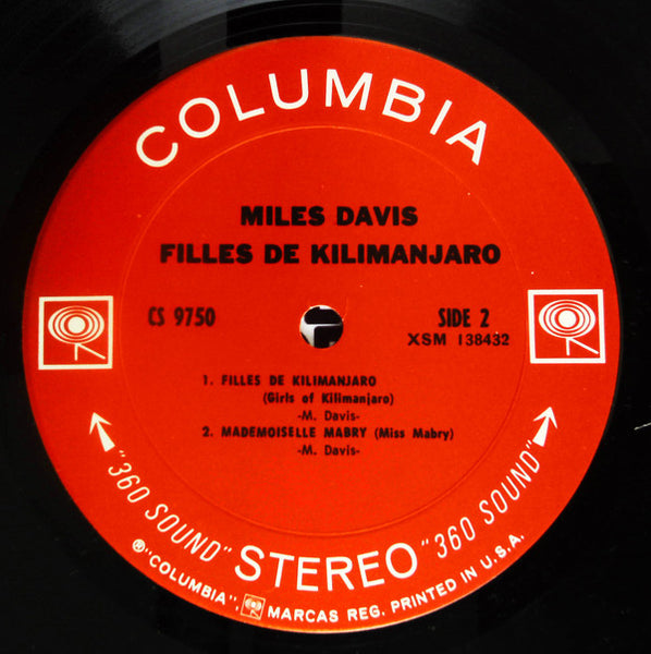 Miles Davis : Filles De Kilimanjaro (LP, Album, Pit)