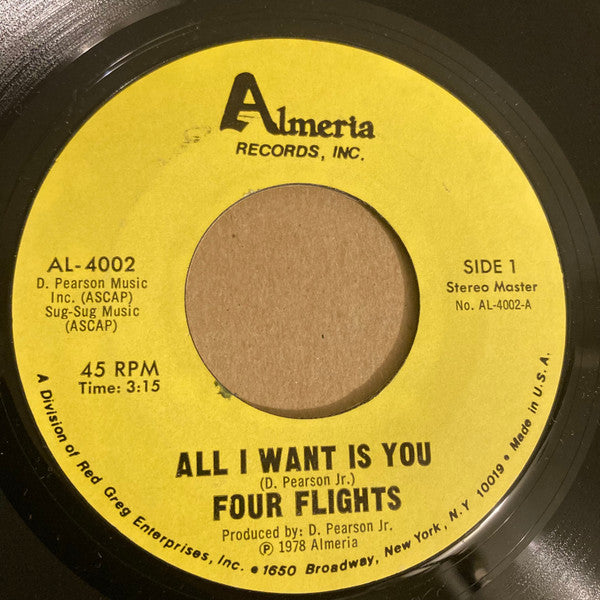 Four Flights : All I Want Is You (7")