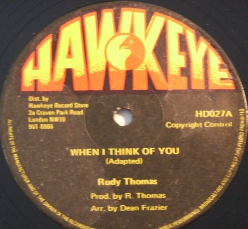 Rudy Thomas* : When I Think Of You / This Old Man (12")