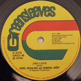 The Regulars And General Saint : Jah Love (12")