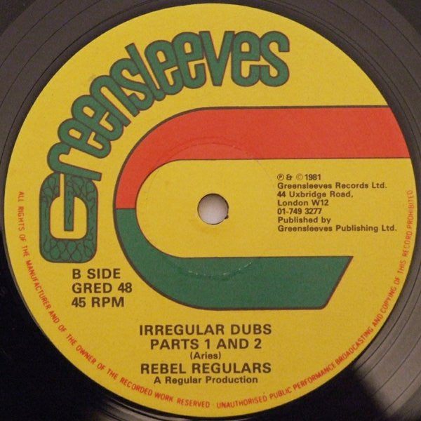 The Regulars And General Saint : Jah Love (12")
