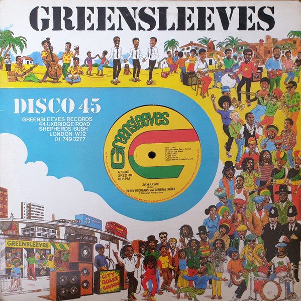 The Regulars And General Saint : Jah Love (12")