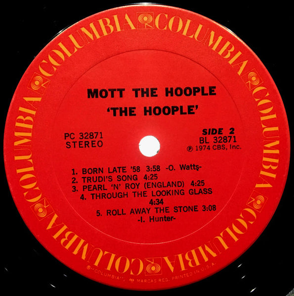 Mott The Hoople : The Hoople (LP, Album, Ter)