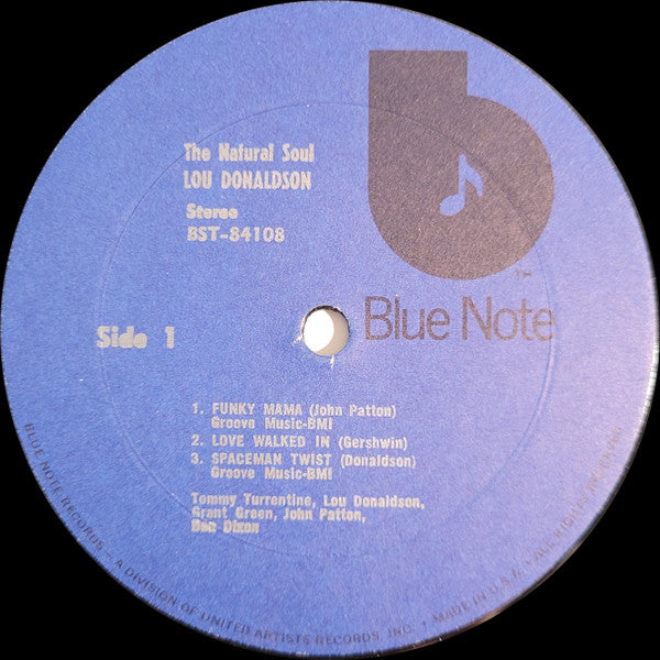 Lou Donaldson : The Natural Soul (LP, Album, RE)