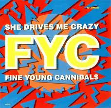 Fine Young Cannibals : She Drives Me Crazy (12", Single)
