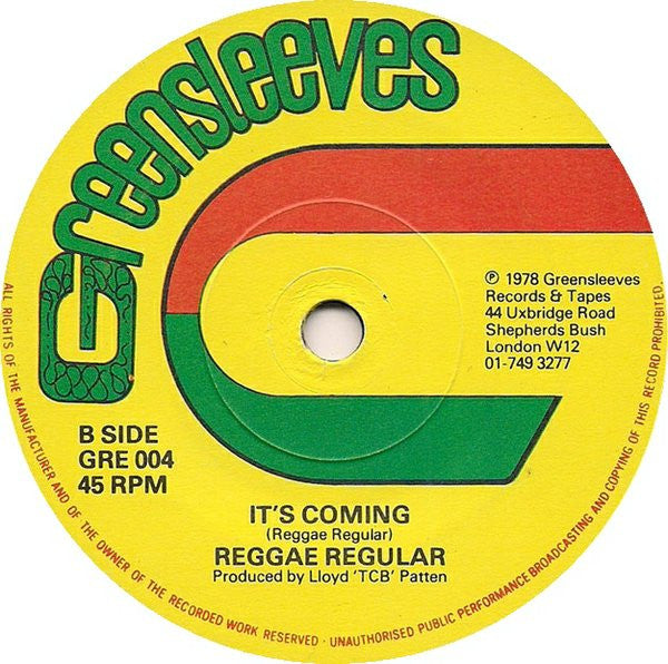 Reggae Regular : The Black Star Liner (7")