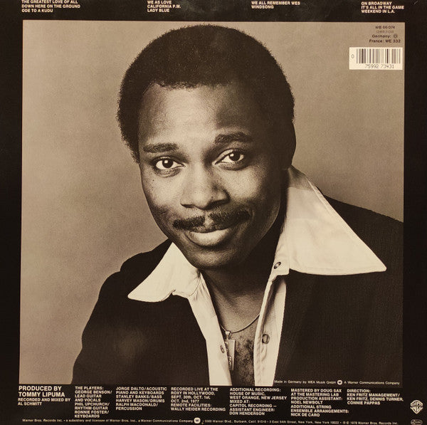 George Benson : Weekend In L.A. (2xLP, Album, RE, Gat)