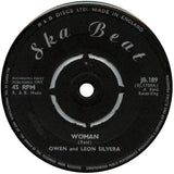 Owen & Leon Silvera / Baba Brooks With Don Drummond : Woman / Dr. Decker (7", Single)