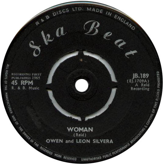 Owen & Leon Silvera / Baba Brooks With Don Drummond : Woman / Dr. Decker (7", Single)