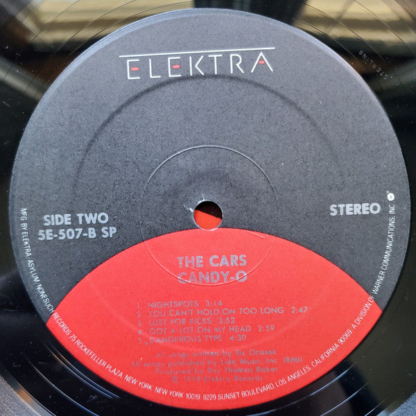 The Cars : Candy-O (LP, Album, RP, SP )