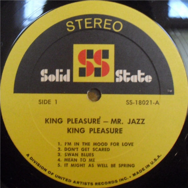 King Pleasure : Mr. Jazz (LP, RE)