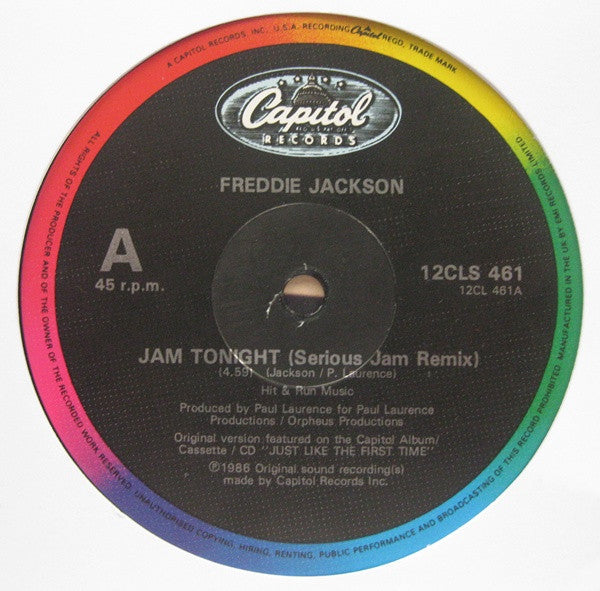 Freddie Jackson / Mystic Merlin : Jam Tonight / Mr. Magician / I Don't Want To Lose Your Love (12")