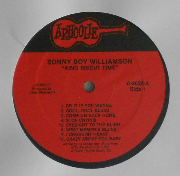 Sonny Boy Williamson (2) : King Biscuit Time (LP, Comp, RE)