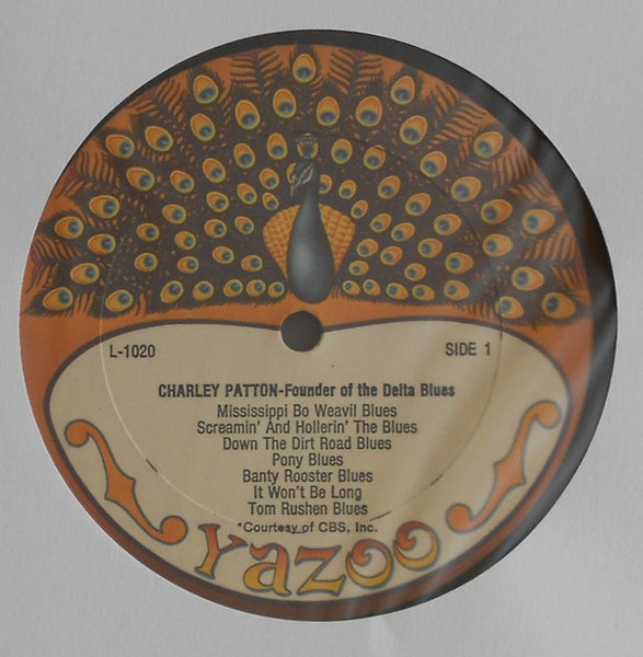 Charley Patton : Founder Of The Delta Blues (2xLP, Comp, RP, Gat)