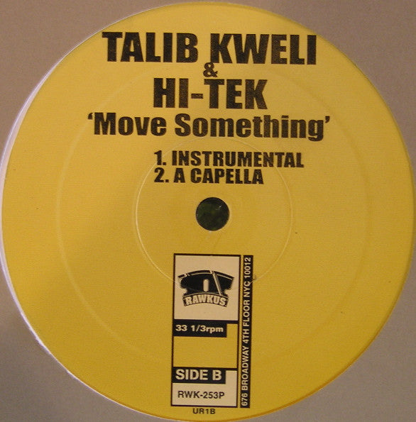 Talib Kweli & Hi-Tek : Move Something (12", Promo)