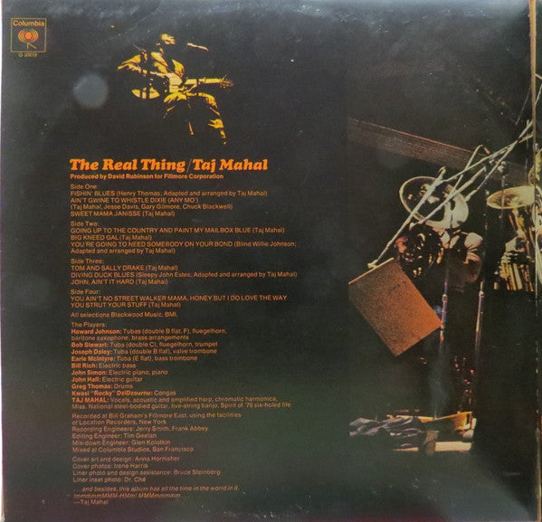 Taj Mahal : The Real Thing (2xLP, Album)
